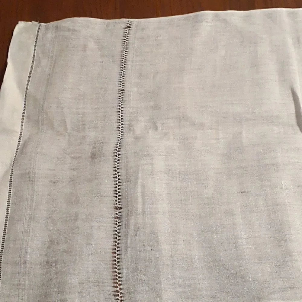 1‎ pc white linen runner 68